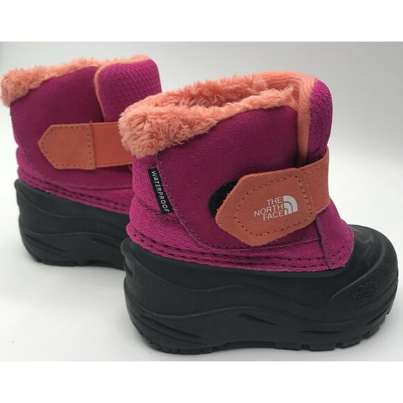 The North Face Heat Seeker 200 Gram Insulated Toddler Snow Boots Size 6 Pink - Picture 6 of 12